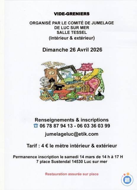 Image Vide-Greniers du comité de jumelage de Luc sur mer (photo 1)