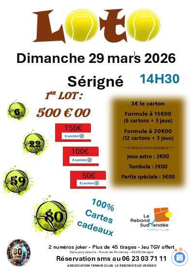 Image Loto Tennis Club Le Rebond Sud Vendée (photo 1)
