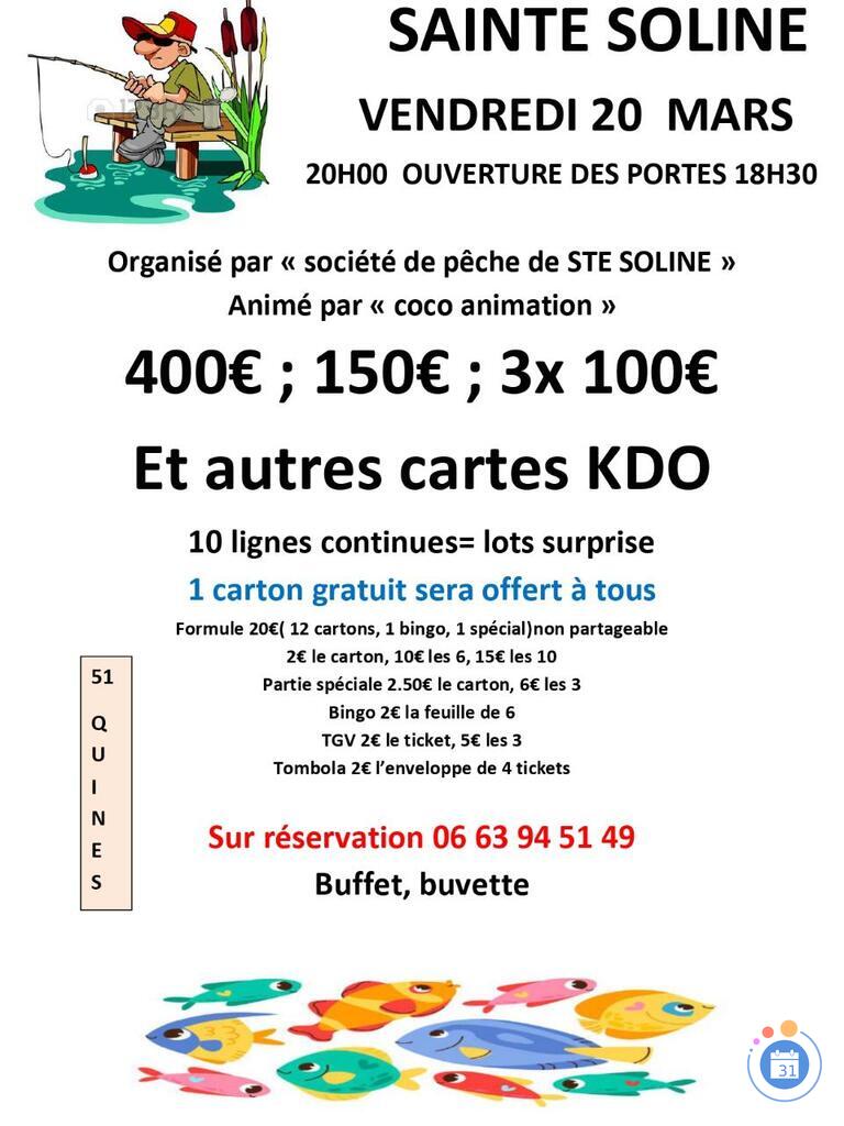 Image loto' peche de STE SOLINE animé par COCO ANIMATION' (photo 1)