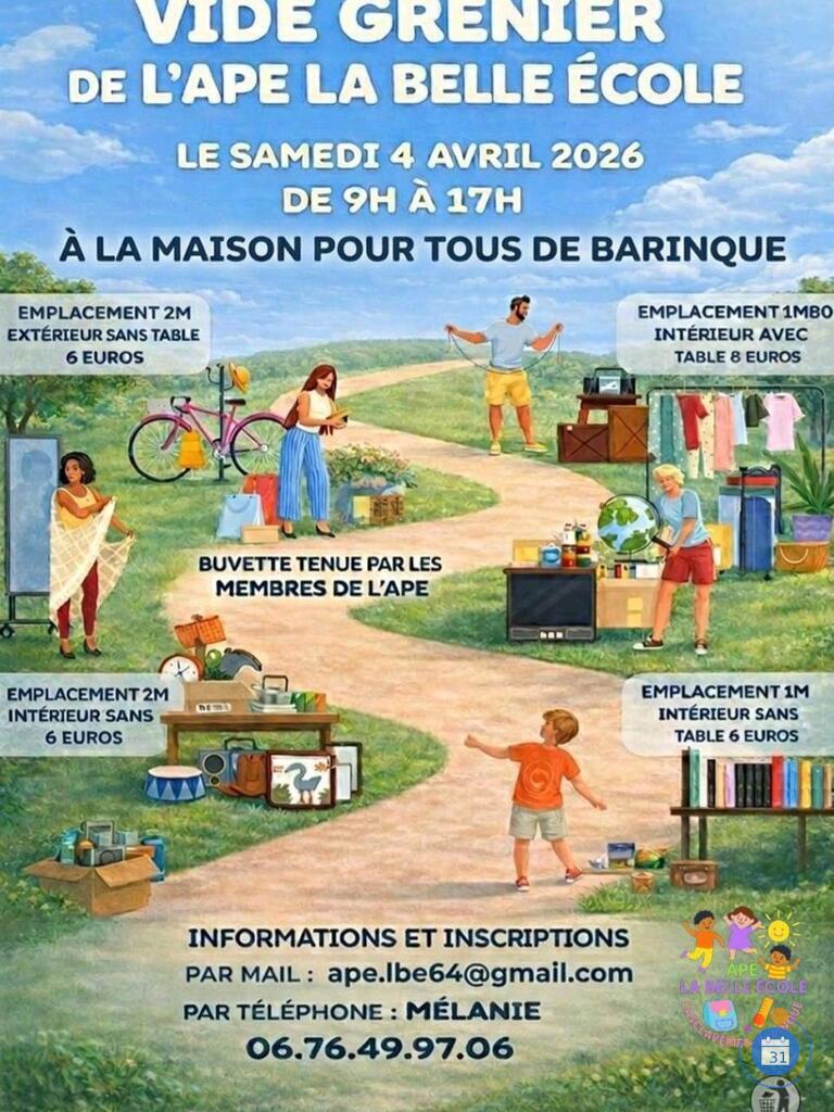 Image Vide grenier - ape la belle ecole (photo 1)