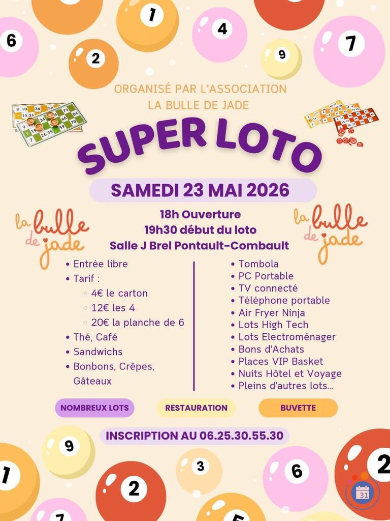 Image Super loto de l association la bulle de Jade (photo 1)