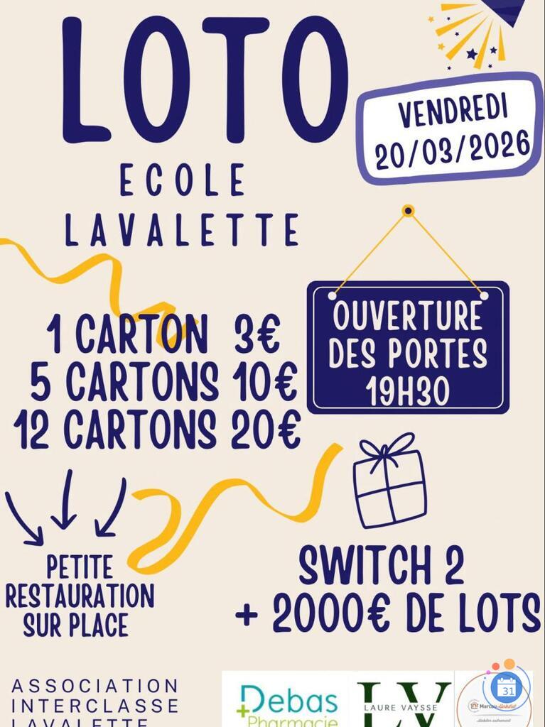 Image Loto de l' école de Lavalette (photo 1)
