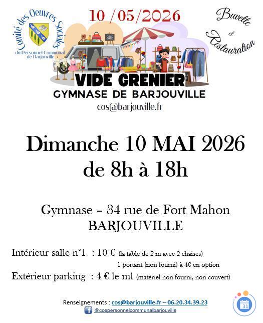 Image Vide grenier cos barjouville interieur et exterieur (photo 1)