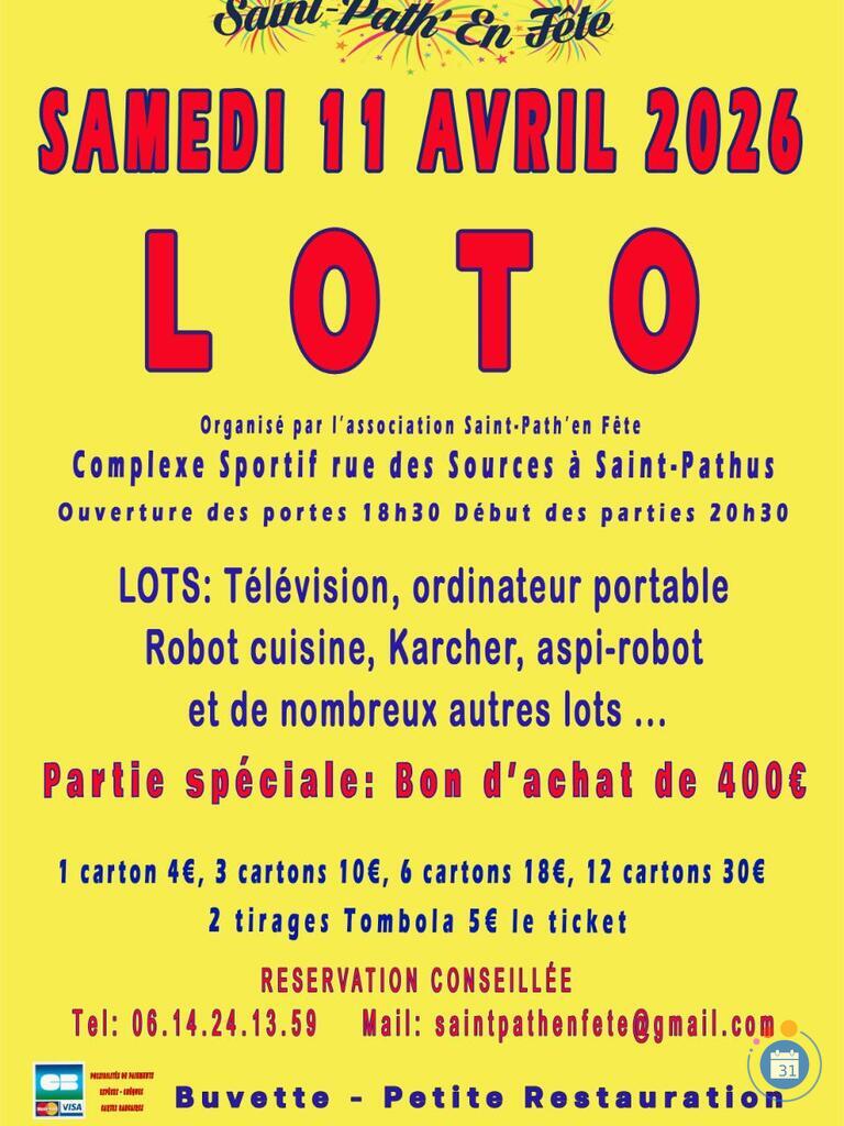 Image Loto de l'association Saint-Path' en Fête (photo 1)
