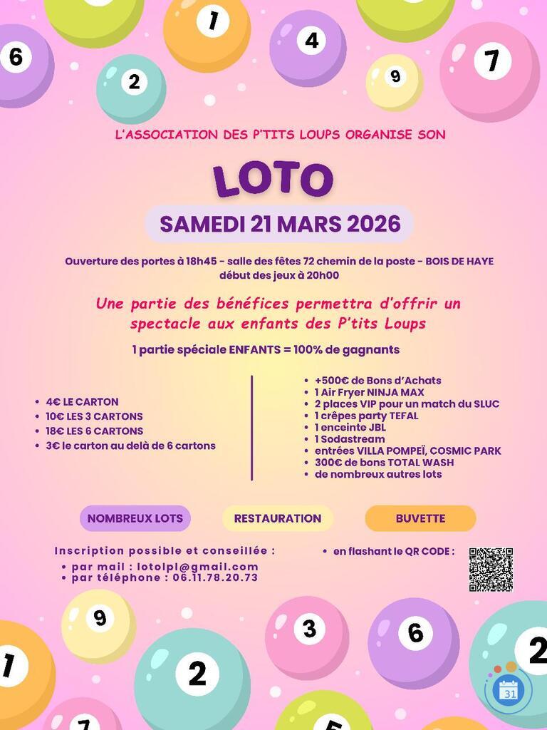 Image Loto des p'tits loups - bois de haye (photo 1)