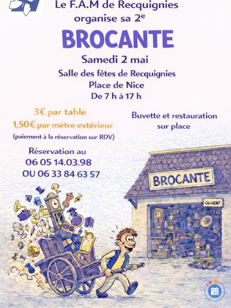 Image Le FAM organise sa 2eme Brocante (photo 1)