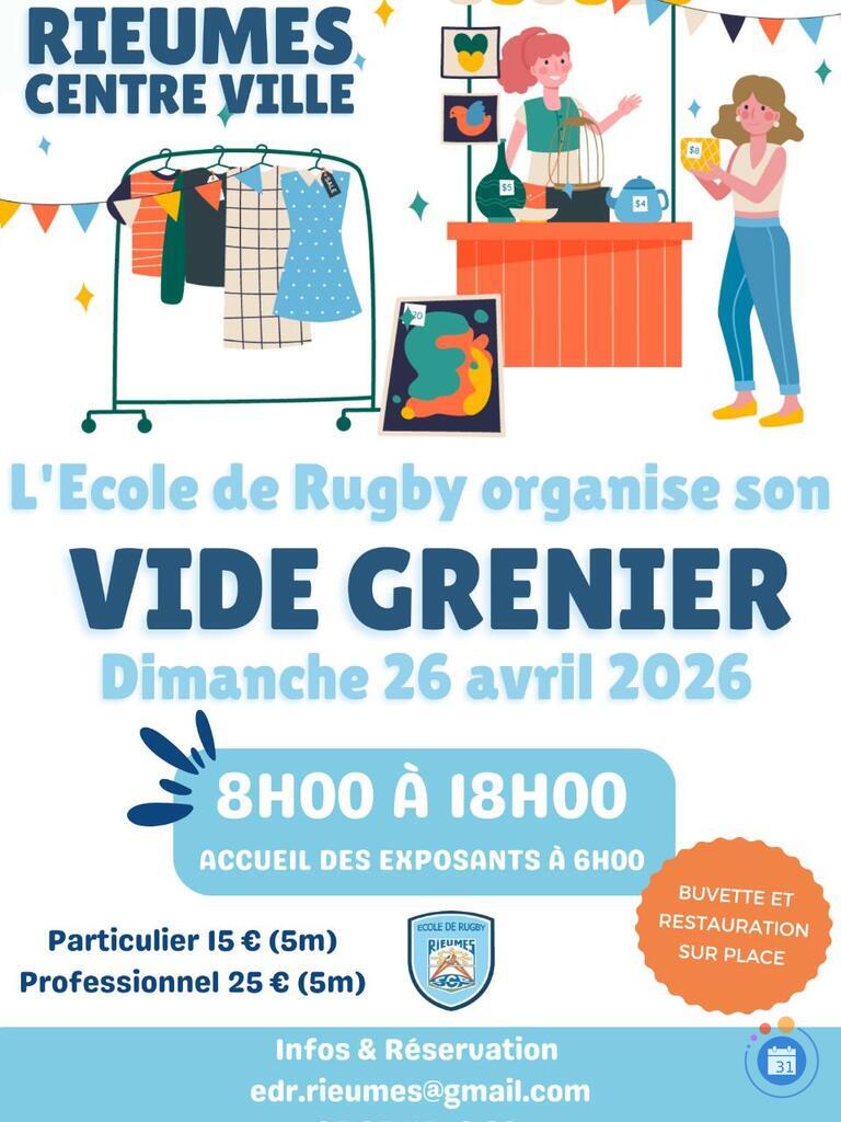 Image Vide grenier de l'Ecole de Rugby (photo 1)
