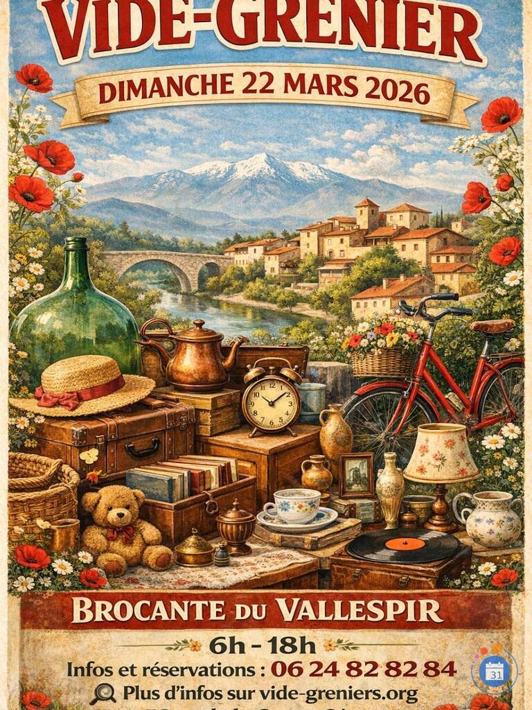 Image Vide grenier de Printemps de la brocante du Vallespir (photo 1)
