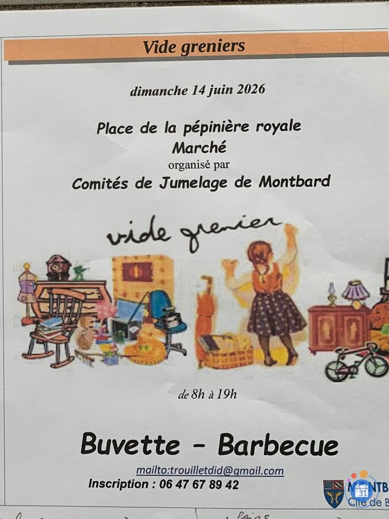 Image Vide grenier de l association des comités de jumelage de Mon (photo 1)