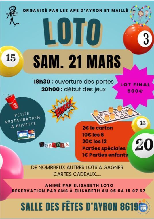 Image loto APE Ayron animé par Elisabeth Loto (photo 1)
