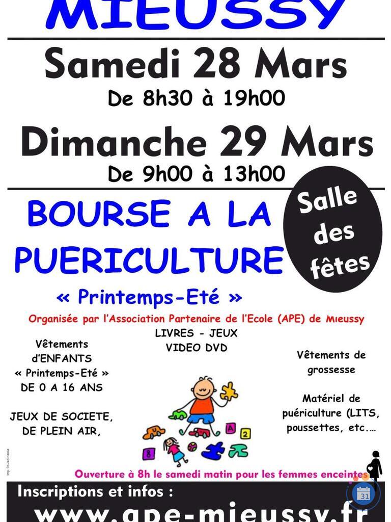 Image BOURSE Puériculture printemps-été 2026 APE Mieussy (photo 1)