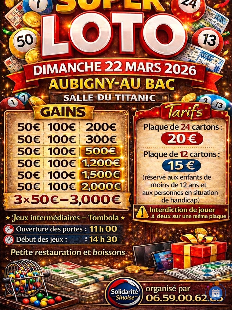 Image Mega loto Aubigny au bac (photo 1)