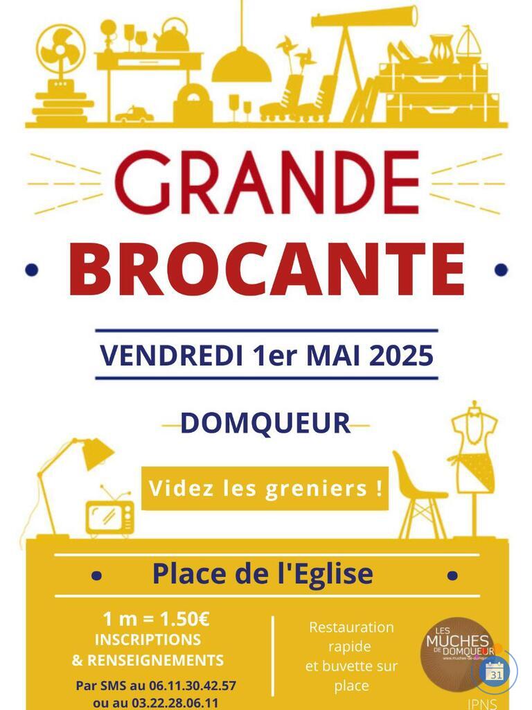 Image Grande brocante Domqueur (photo 1)