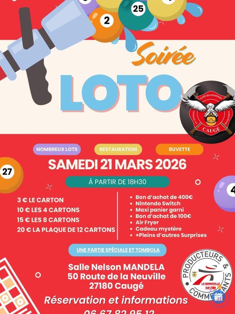 Image Loto des sapeurs pompiers de Caugé (photo 1)