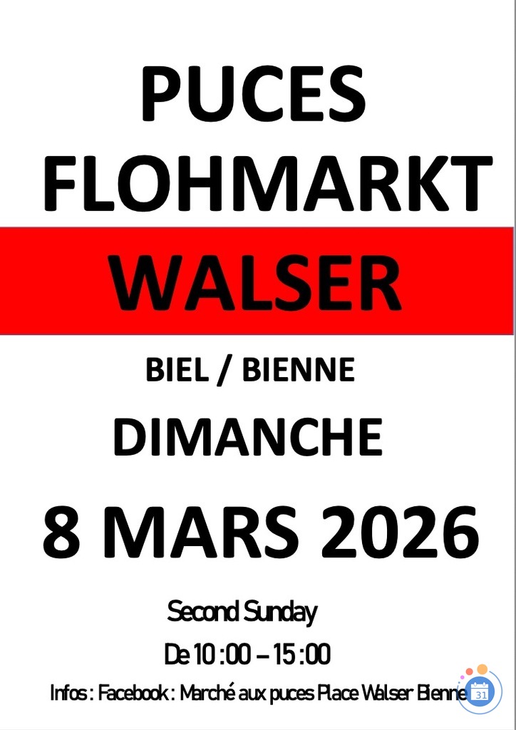 Image Marché aux puces place Walser Biel-Bienne (photo 1)