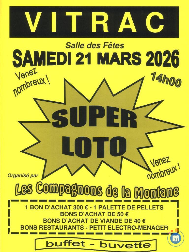 Image Loto les compagnons de la montane 21 mars 14h (photo 1)
