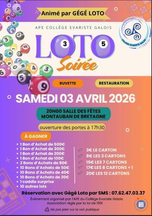 Image Super loto APE Evariste Galois anim Gégé loto (photo 1)