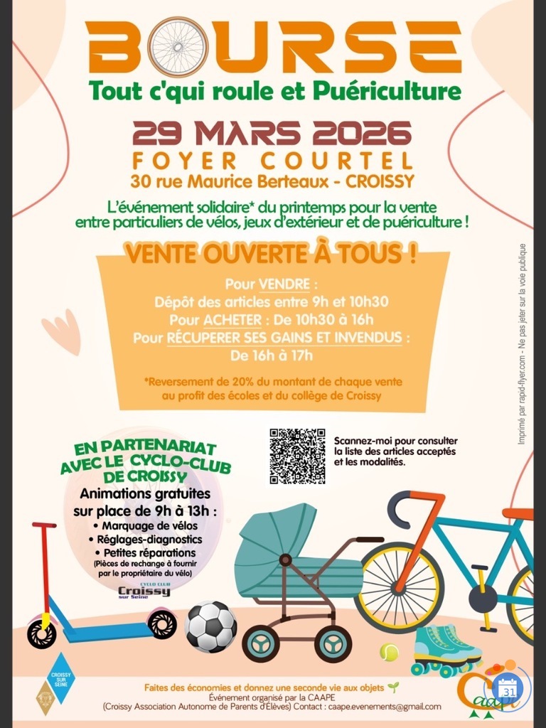 Image Bourse tout c’qui roule, jeux d’extérieur et puériculture (photo 1)