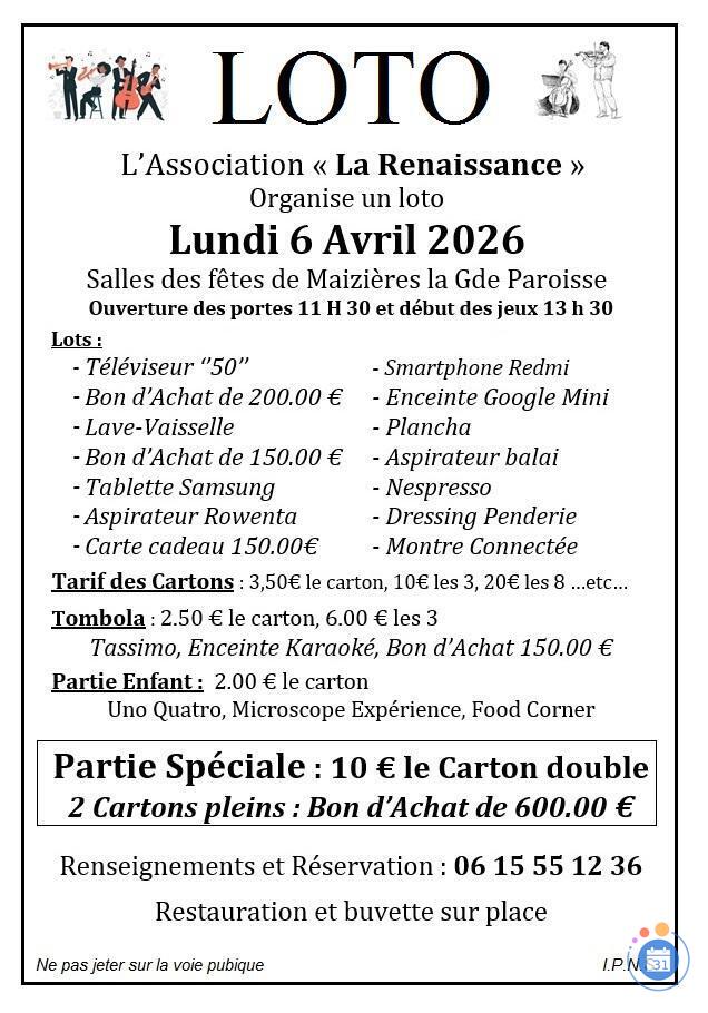 Image LOTO de La Renaissance (photo 1)