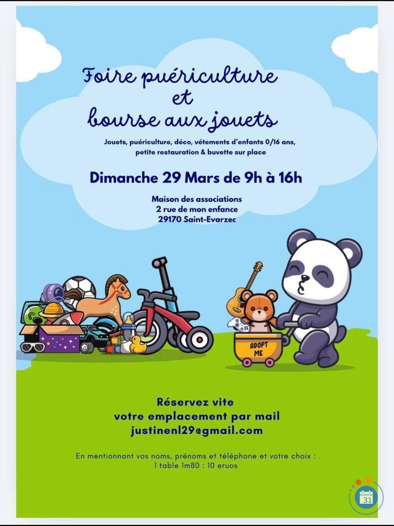 Image Bourse puériculture, vêtements,jouets enfant (photo 1)