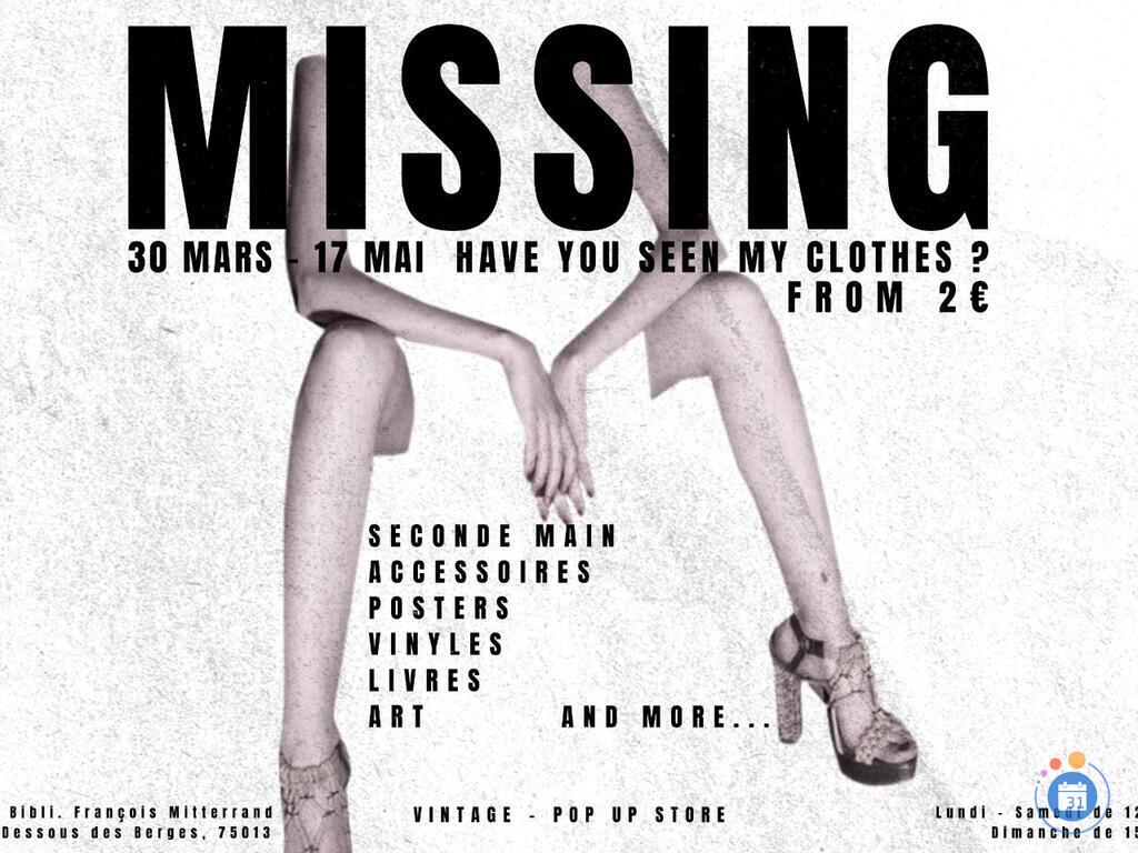 Image POP-UP Vintage store MISSING - Yellow Cube Gallery (photo 1)