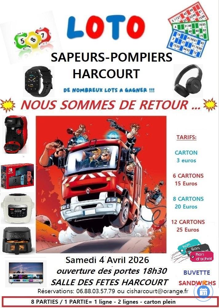 Image Loto des sapeurs-pompiers HARCOURT (photo 1)