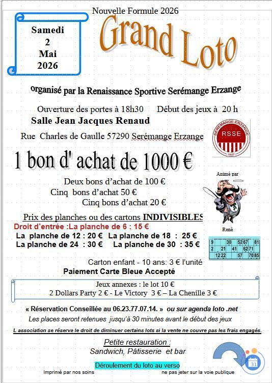 Image Loto RS seremange (photo 1)