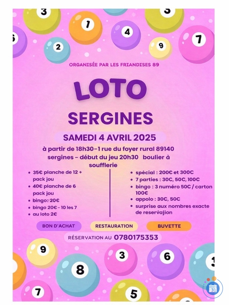 Image loto les friandises 89 (photo 1)