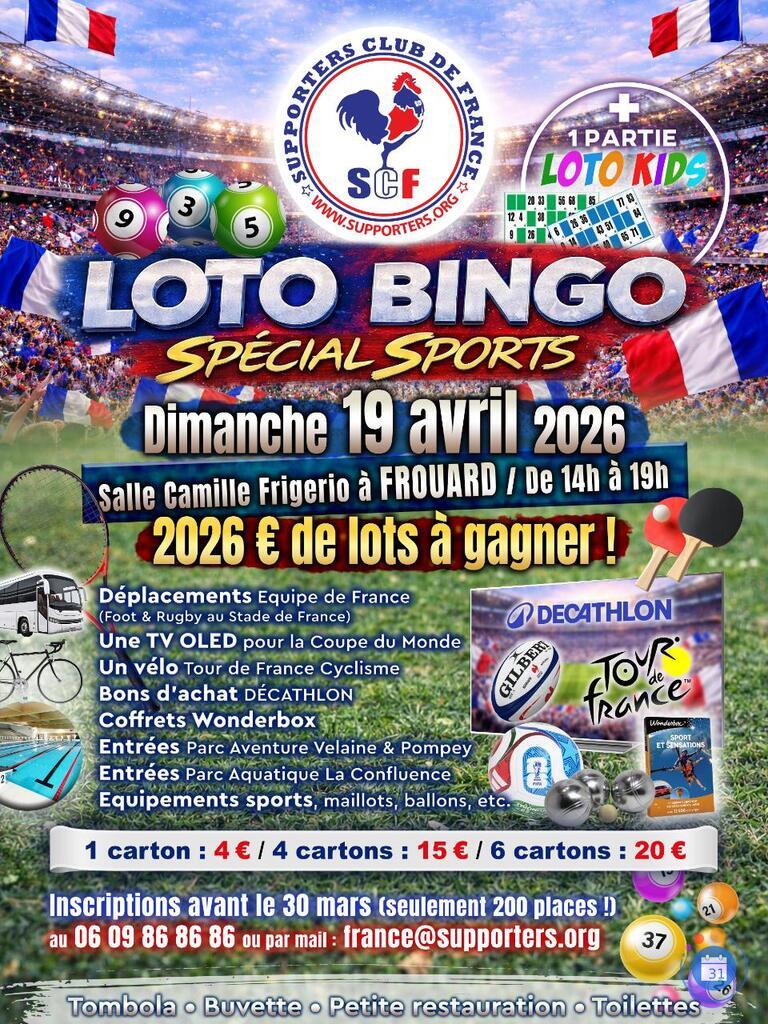 Image LOTO spécial SPORTS avec le Supporters Club de France (photo 1)