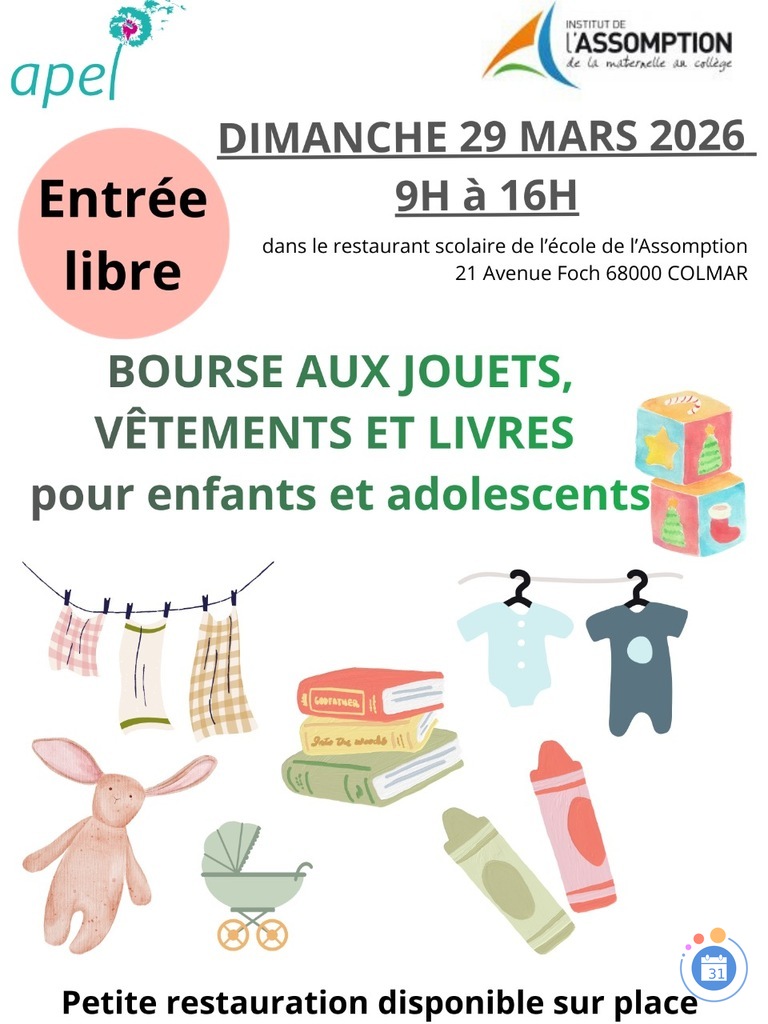 Image Bourse aux jouets, vêtements et livres (photo 1)