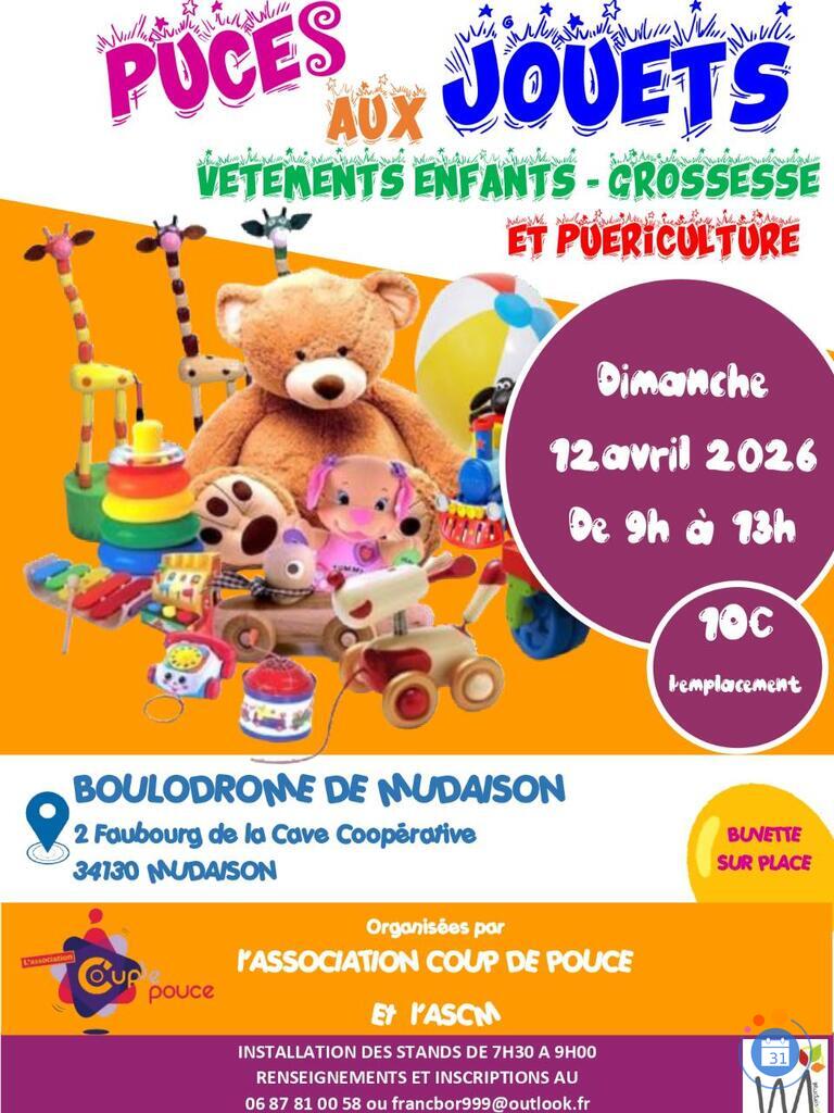 Image Puces aux jouets, Puériculture et vêtements enfants (photo 1)