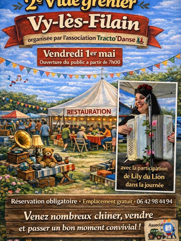 Image 2 ème vide grenier à Vy les Filain (photo 1)