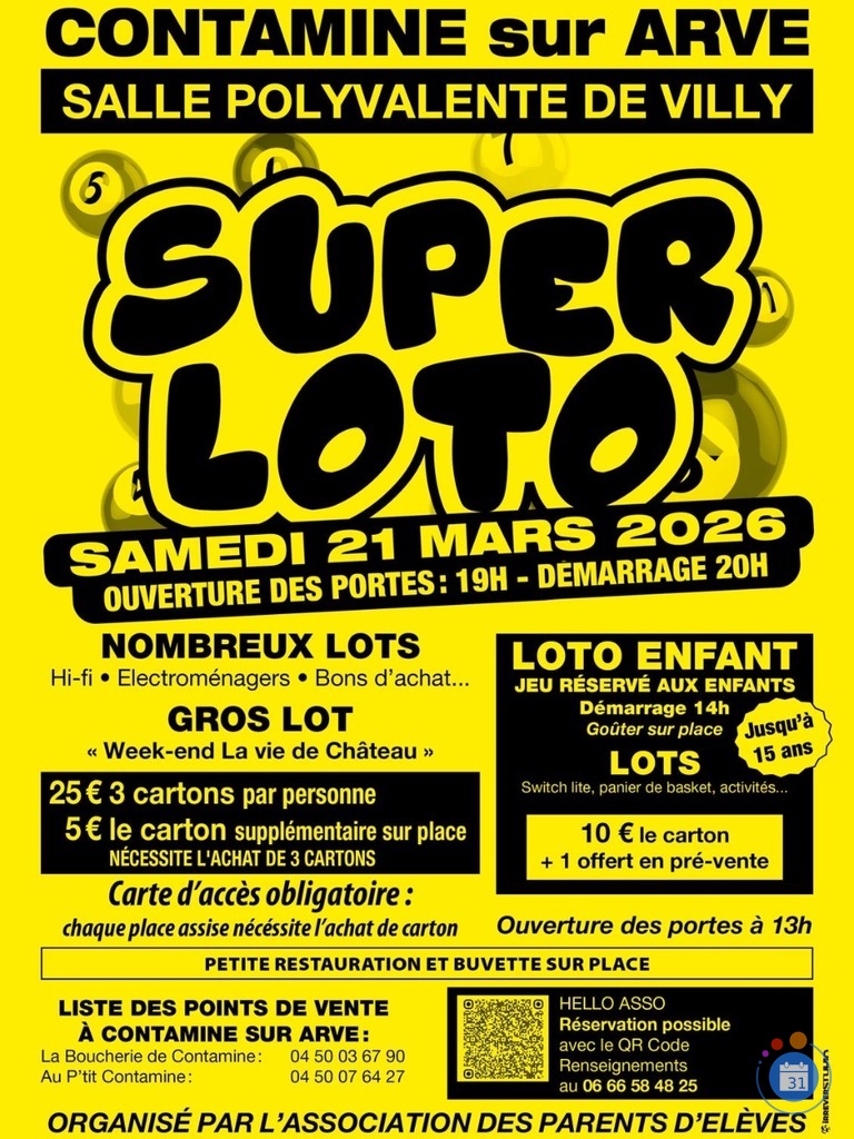 Image Super loto de l’APE de Contamine-sur-Arve (photo 1)