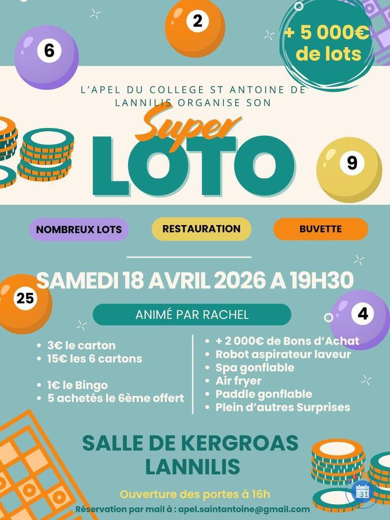 Image Super Loto APEL du collège St Antoine (photo 1)