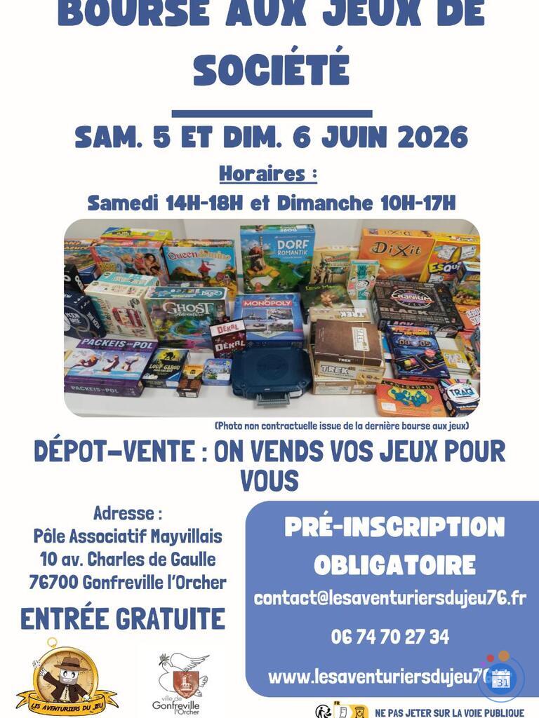 Image Bourse aux jeux de société - Aventuriers du Jeu (photo 1)