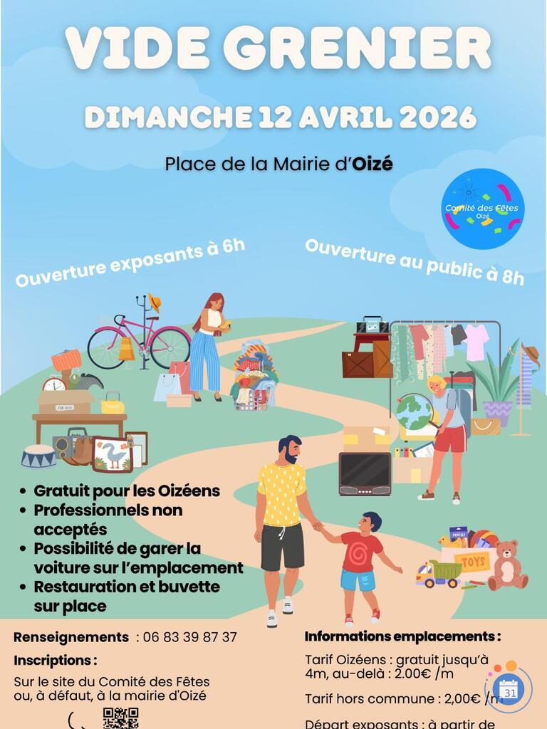 Image Vide grenier Oizé (photo 1)