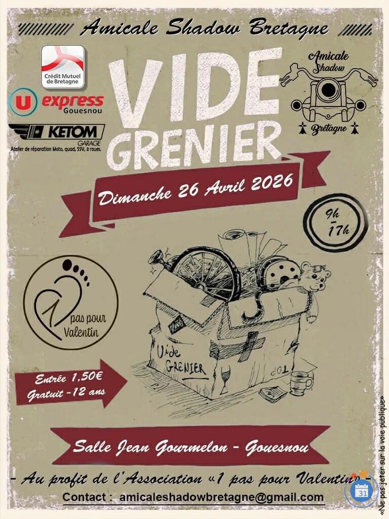 Image Vide grenier Amicale Shadow Bretagne (photo 1)