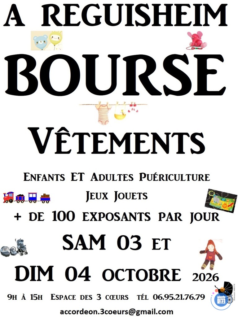 Image Bourse vetements enfants, adultes, puericulture, jeux,jouets (photo 1)