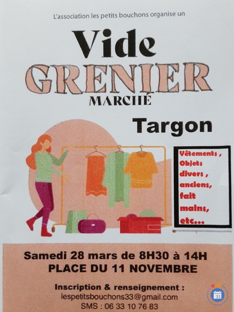 Image Vide grenier targon (photo 1)