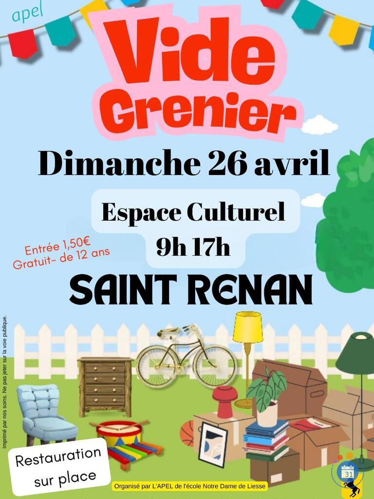 Image Vide grenier Apel Ecole Notre Dame de Liesse (photo 1)