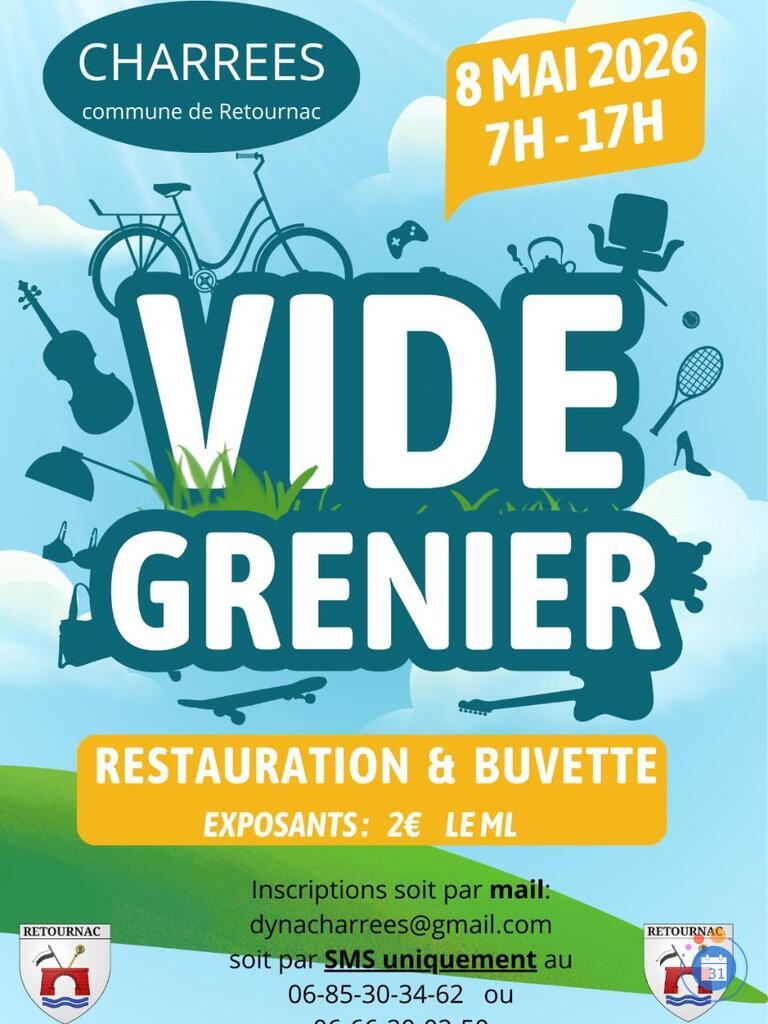 Image Vide-greniers du 8 mai Dyna' Charrées (photo 1)