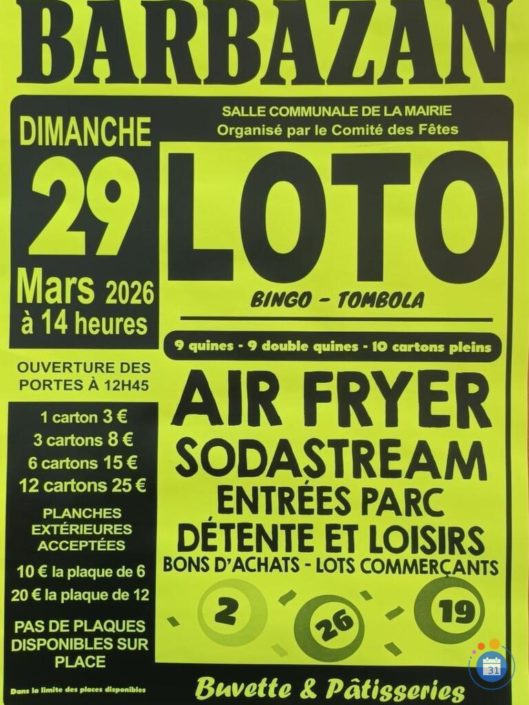 Image Loto- bingo- tombola de barbazan (31) (photo 1)