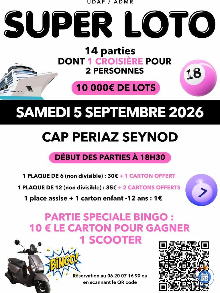 Image Super Loto ADMR du 5 septembre 2026 (photo 1)