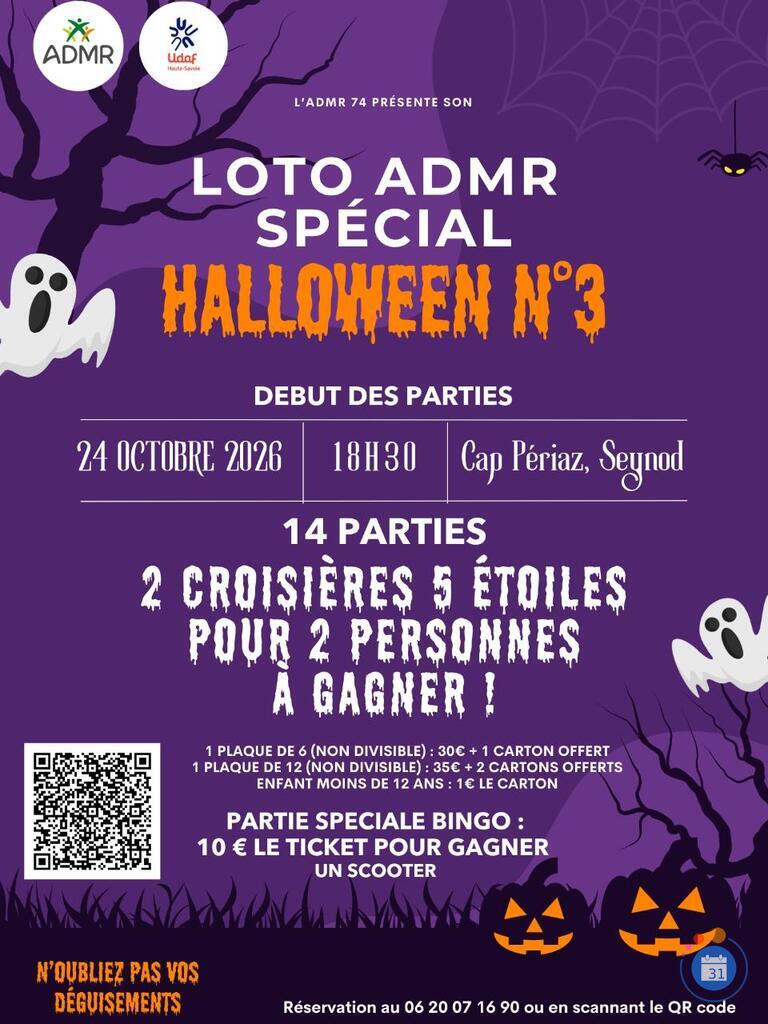 Image Loto spécial Halloween ADMR 24 octobre 2026 (photo 1)