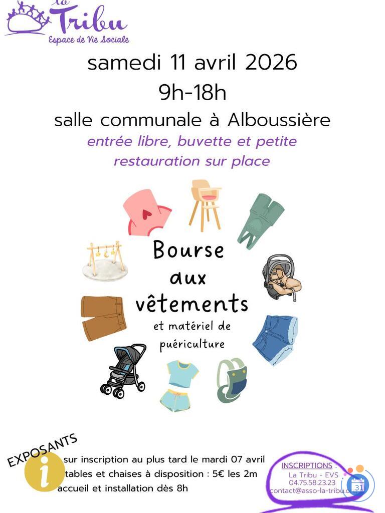 Image Bourse aux vêtements et matériel de puériculture (photo 1)