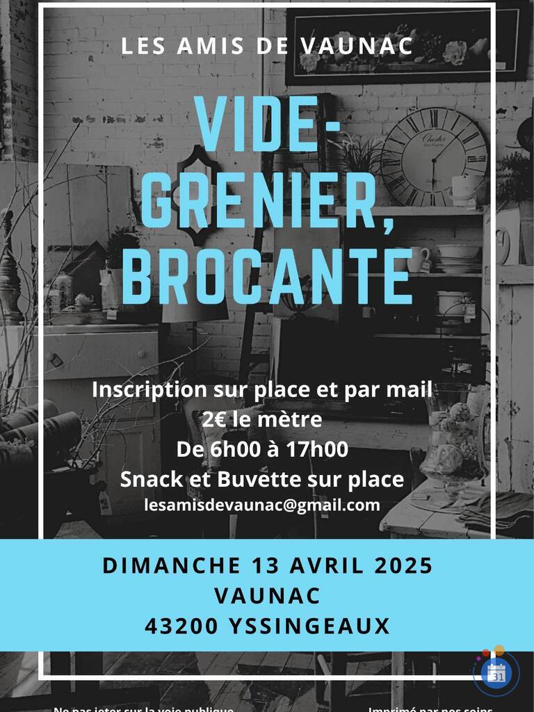 Image 5ème vide-grenier à vaunac (Yssingeaux) (photo 1)