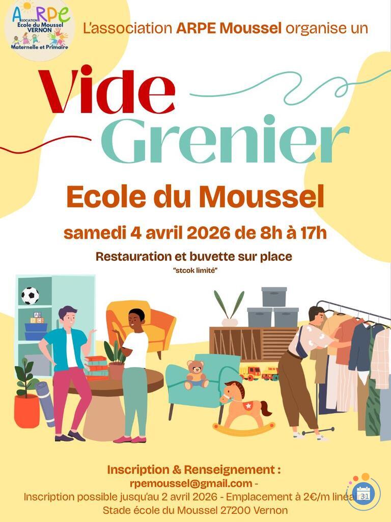 Image Vide Grenier de l'école du Moussel (photo 1)