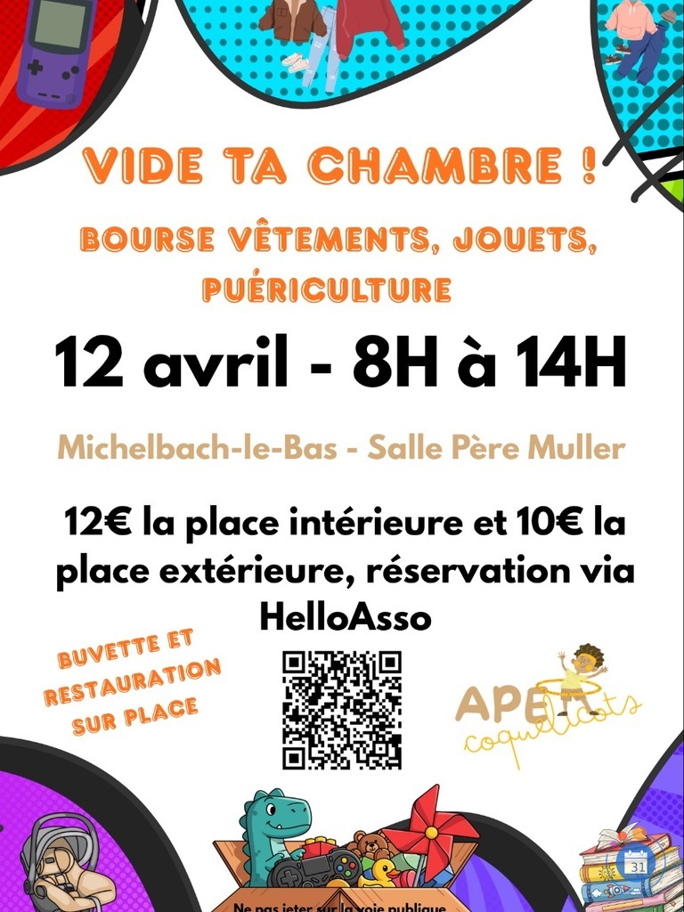 Image Vide ta chambre - Vêtements, jouets et puériculture (photo 1)