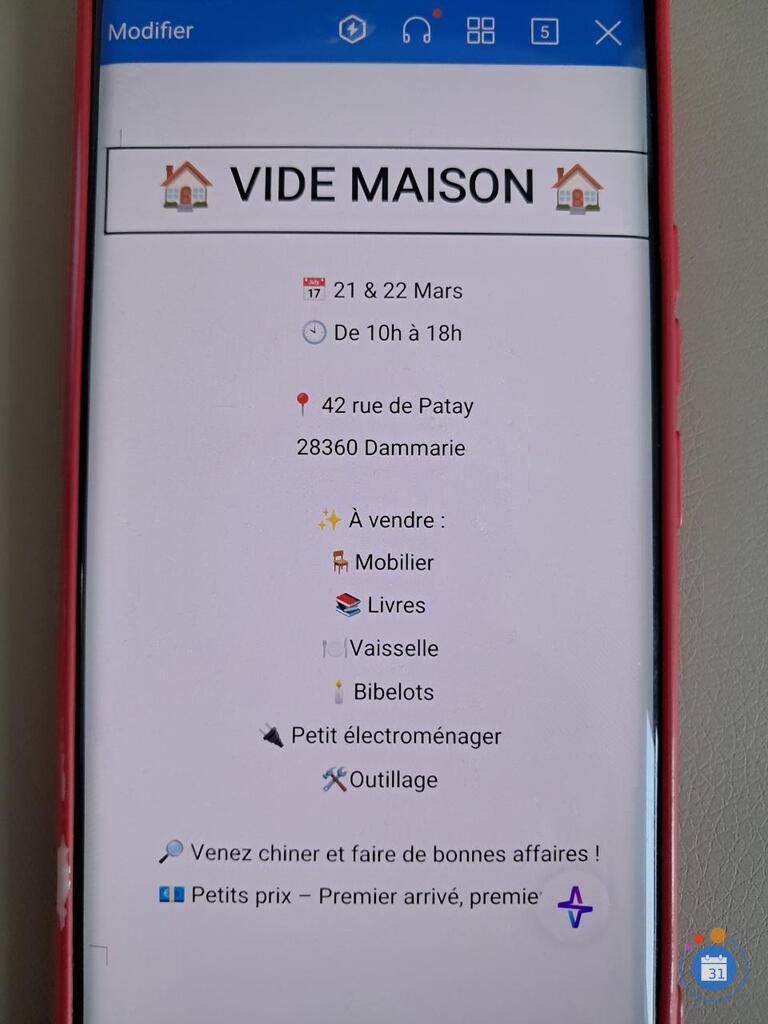 Image Vide maison Dammarie (photo 1)