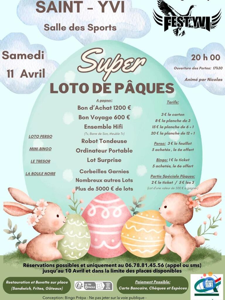 Image Super loto de Pâques du Fest Yvi (photo 1)